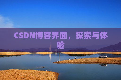 CSDN博客界面,探索与体验
